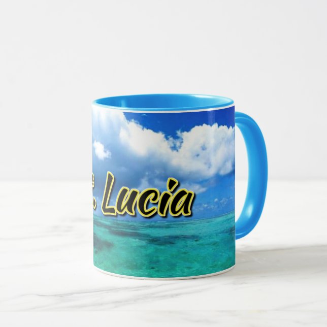 Caneca Rua. Lucia sea sky (Frente Esquerda)