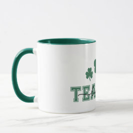 Caneca Rua. Patricks Day Lucky Teacher