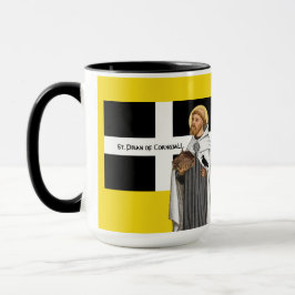 Caneca Rua. Piran da Cornualha (SAE 01) e sua bandeira