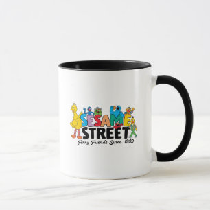 Caneca Rua Sésamo   Amigos Peludos Desde 1969