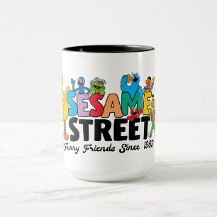Caneca Rua Sésamo   Amigos Peludos Desde 1969
