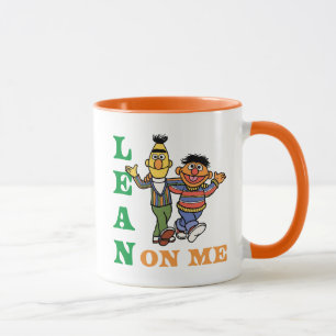 Caneca Rua Sésamo   Bert & Ernie Lean on Me