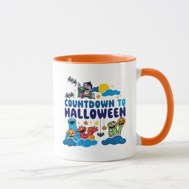 Caneca Rua Sésamo | Contagem para o Halloween (Direita)
