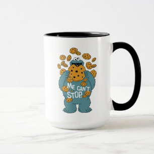 Caneca Rua Sésamo   Cookie Monster - Não Consigo Parar