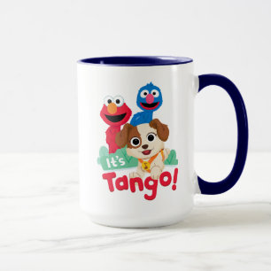 Caneca Rua Sésamo   É Tango com Elmo & Grover