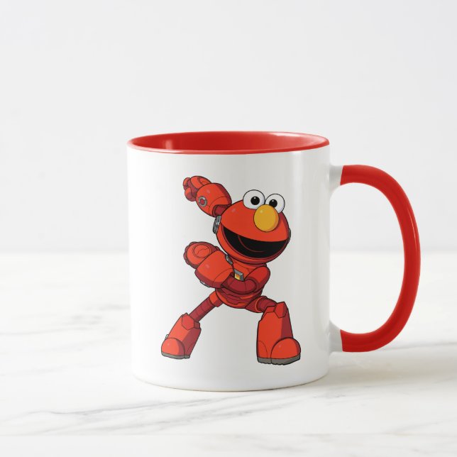 Caneca Rua Sésamo | Mecha Builders Elmo (Direita)