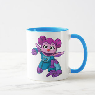 Caneca Rua Sésamo   Mecha Construtor Abby Em Ação