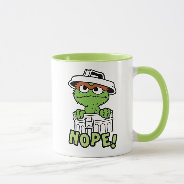 Caneca Rua Sésamo | Oscar, o Grouch Nope! (Direita)