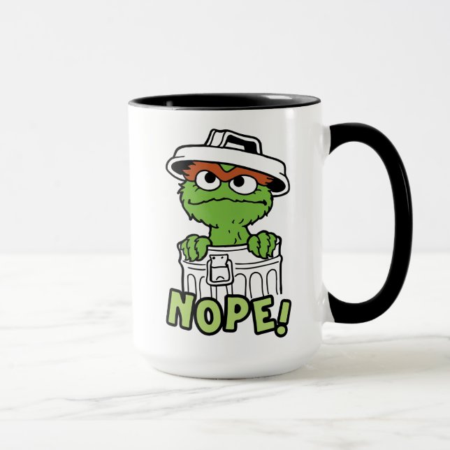 Caneca Rua Sésamo | Oscar, o Grouch Nope! (Direita)
