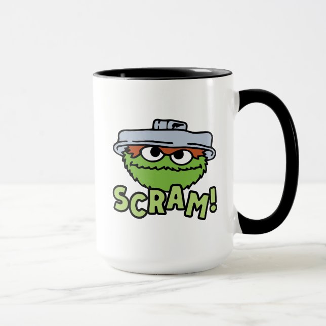 Caneca Rua Sésamo | Oscar, o Grouch Scram! (Direita)