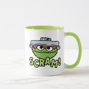 Caneca Rua Sésamo Oscar, o Grouch Scram!