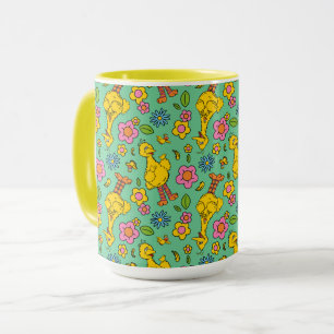 Caneca Rua Sésamo Pássaro Grande e Pássaro Pequeno