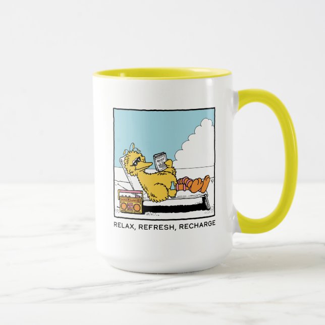 Caneca Rua Sésamo | Recarregação de atualização do Big Bi (Direita)