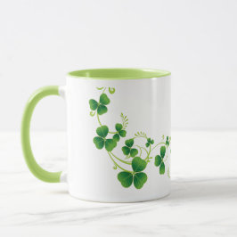 Caneca Rua, Shamrock Mug no Dia de Patrick