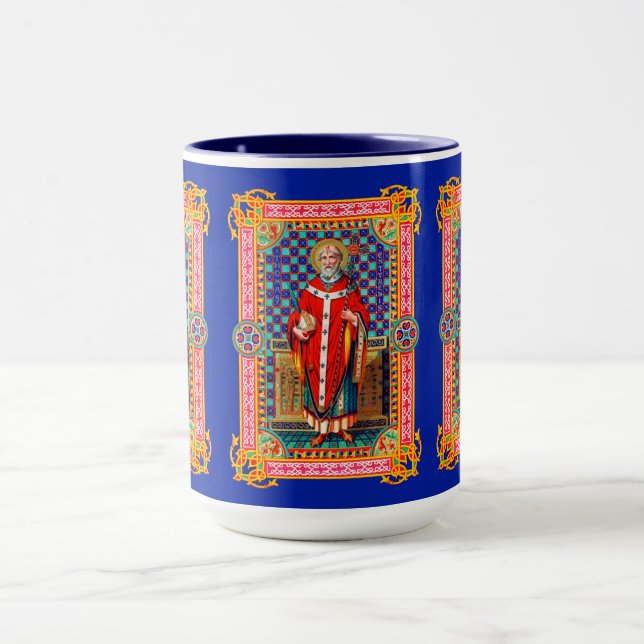 Caneca Rua. Thomas Becket em Red Chasuble (K 34) Mug (Centro)