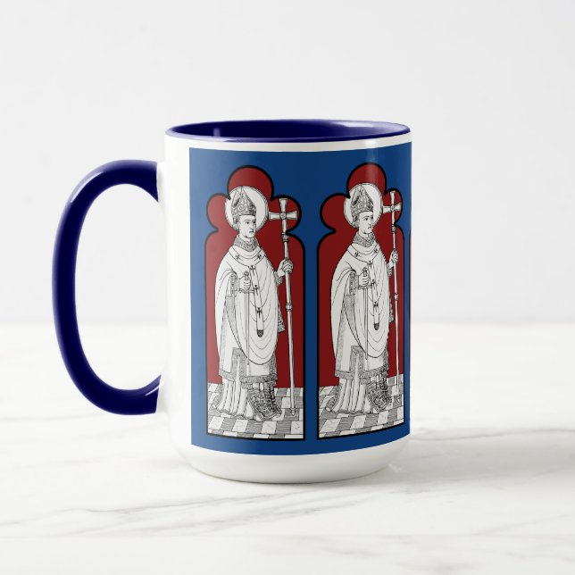 Caneca Rua. Thomas Becket Segurando uma Espada (M 033) (Esquerda)