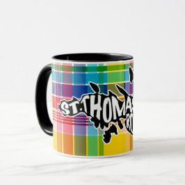 Caneca Rua. Thomas, Rock City, Ilhas Virgens dos EUA, Mad
