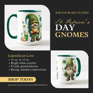 Caneca Rua, Tumg Cerâmico do Dia de Patrick