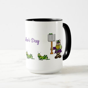 Caneca Rua. Urho's Day Mug Trimmmed com gafanhotos