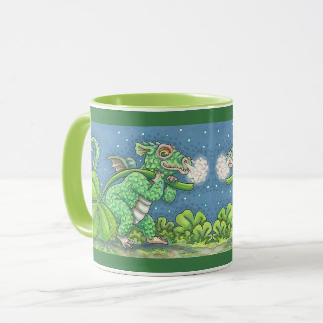Caneca RUAS. PATRICK DAY IRISH DRAGON MUG Personalizar (Frente Esquerda)