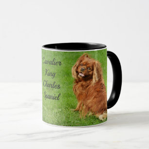 Caneca Ruby Cavalier King Charles Spaniel Dog Mug
