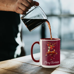Caneca Rudolph O Nariz Vermelho Natal