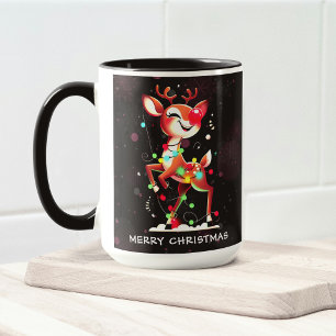 Caneca Rudolph O Nariz Vermelho Natal