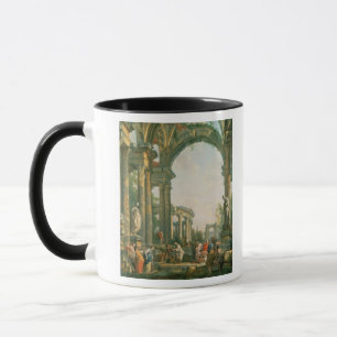 Caneca Ruínas clássicas, século XVIII