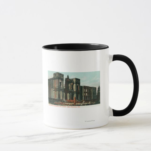 Caneca Ruínas de Ruas. Catedral e Escola de Ignatius (Direita)