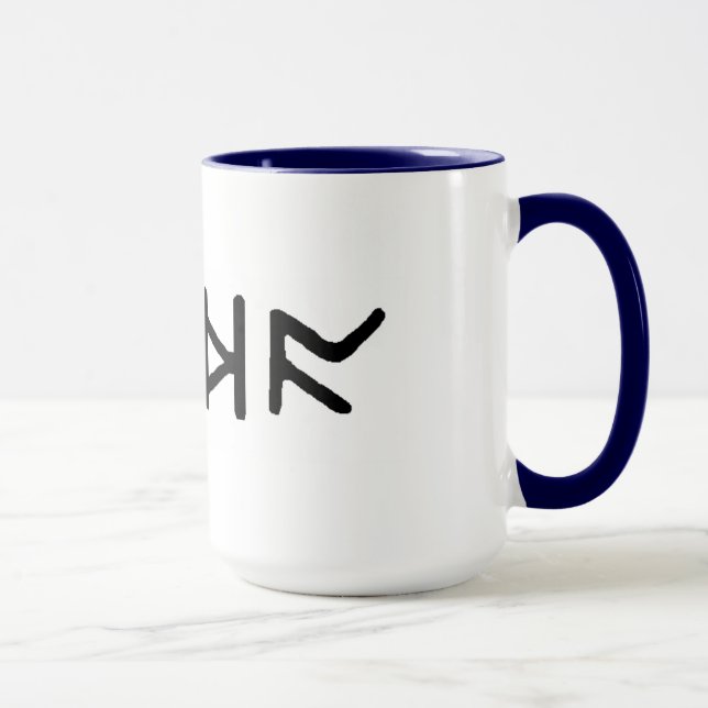 Caneca Runic de "Linda" (Direita)