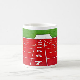 Caneca Running da trilha do atletismo