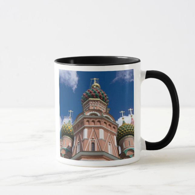 Caneca Rússia, Moscou, Praça Vermelha. Basílica de São Ba (Direita)