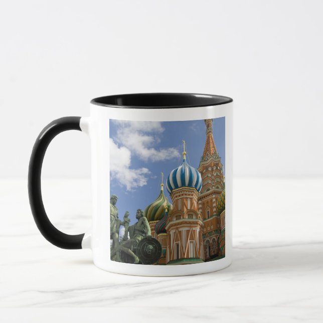 Caneca Rússia, Moscou, Praça Vermelha. São Basílio 3 (Esquerda)