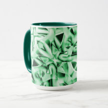 Russo ou não, branco verde estranho entrelaçado