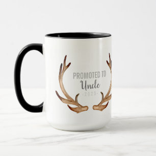 Caneca Rustic Antler & Greenery Promovido ao Tio