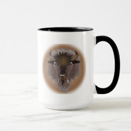 Caneca Rustica de Bisonte das Planícies Ocidentais