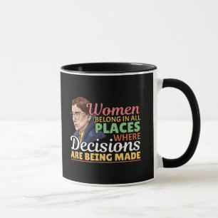 Caneca Ruth Bader Ginsburg Advogada Feminista Juíza