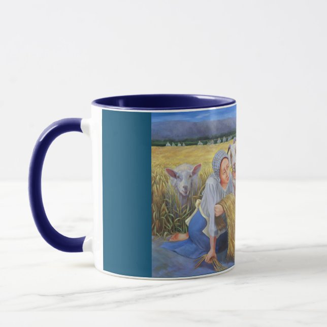 Caneca Ruth, Boaz e a Barley Harvest (Esquerda)
