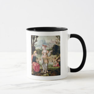 Caneca Ruth e Naomi no campo de Boaz, c.1530-40