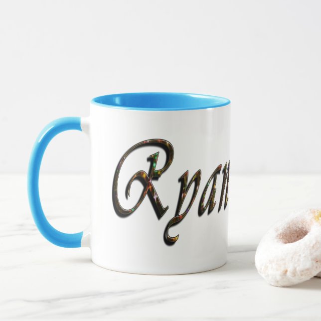 Caneca Ryan, Logo, Nome, (Com Donut)