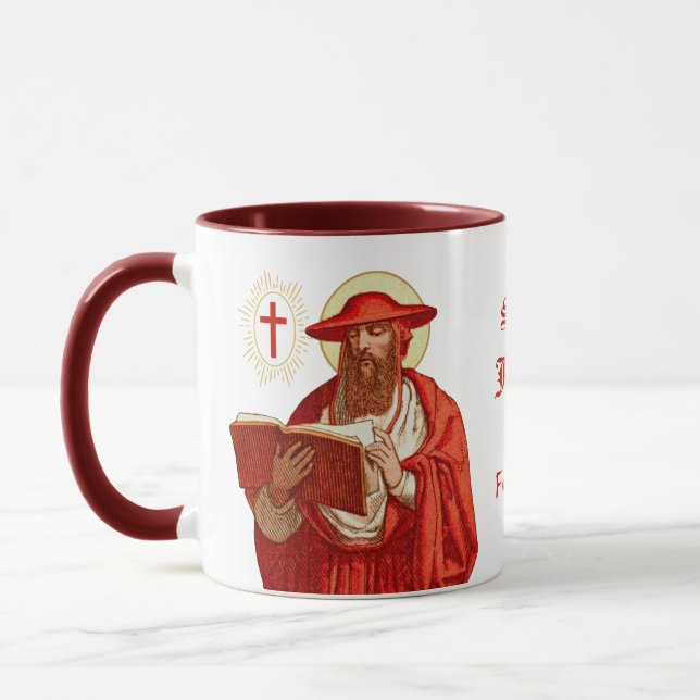 Caneca S. Jerônimo como Cardeal com Livro (P 004) (Esquerda)