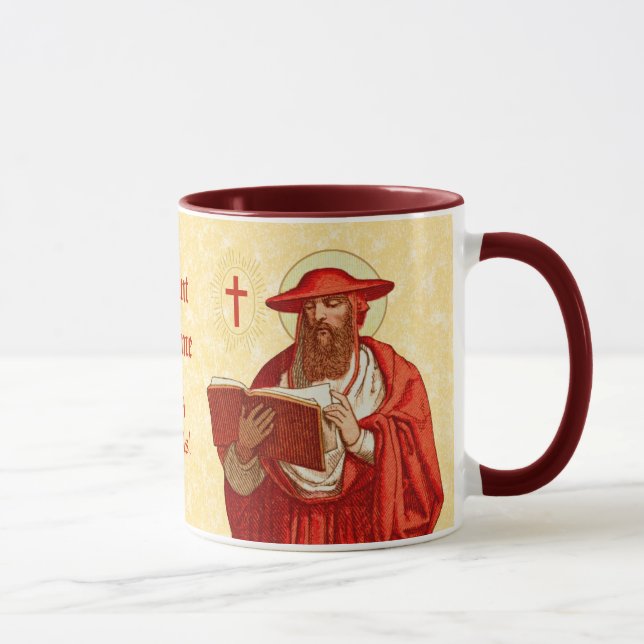 Caneca S. Jerônimo como Cardeal com Livro (P 004) (Direita)