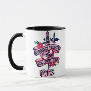 Caneca Sábado à Noite está bem para lutar