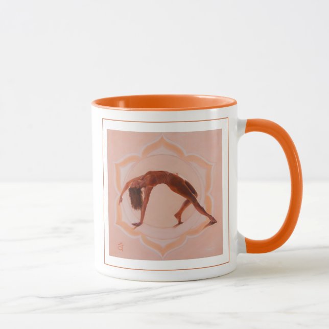 Caneca sacral de Chakra/ioga (Direita)