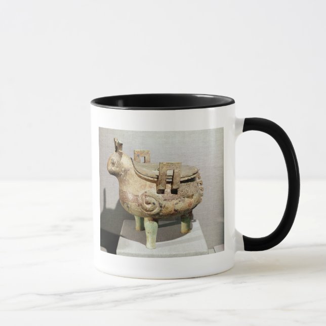 Caneca Sacrificial "seu-ting" a figura animal (Direita)