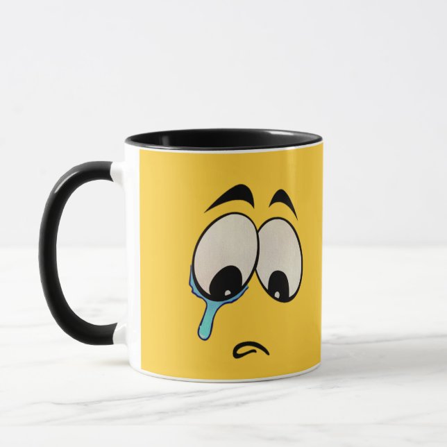 Caneca Sad Emoji Mug (Esquerda)