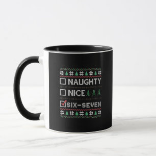 Caneca Safado Bonito Seis Sete Divertido 6 7 Natal Feio