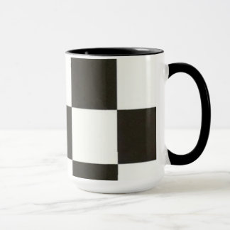 Caneca Sagan om ringen-mugg. svart/vitt
