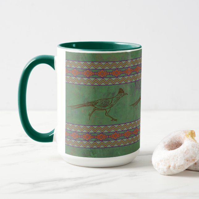 Caneca Sagebrush Green - Roadrunner do Sudoeste (Com Donut)