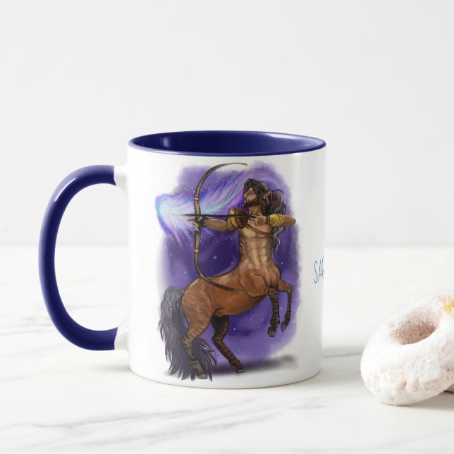 Caneca Saggitarius - Sinal de Zodiac (Com Donut)